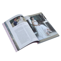 Custom Design Softcover Paperback Wedding Book Printing