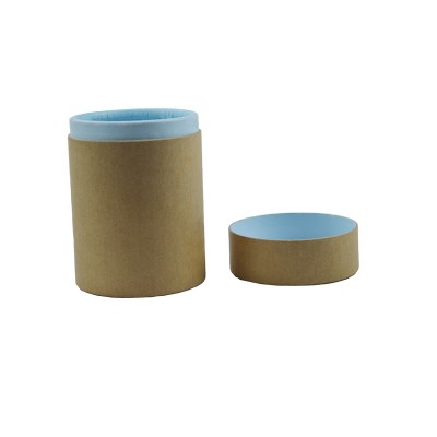 Custom design round cardboard tube biodegradable cylinder kraft paper tube package