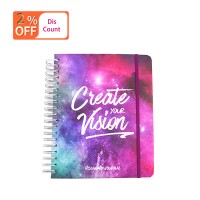 Low Price Custom High Quality New Design A4 A5  Thick  Wire-O Spiral Notebook